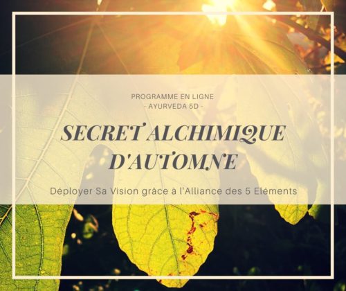Programme Secret alchimique d'automne
